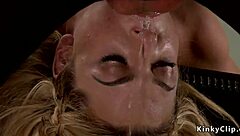 bound blonde stockings slut pussy stuffed deep