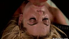 bound blonde stockings slut pussy stuffed deep