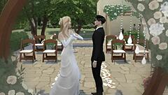 Blonde Wife Cheats with Massive Black Cock in Sims Game