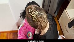 Megan Inky Monika Wild Deepthroat Blowjob Threesome POV