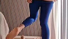 Quick Gym Workout Leads to Sexy Russian Ass Fuck!