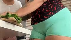 fat bbw flashes massively swollen exhibitionist pussy