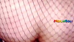 Gothic big ass nympho fucked doggystyle by neighbor creampie mess