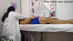 nurse's tight pussy tempts patient's monster cock to rise