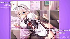 playful hentai waifus game with naughty anime girls