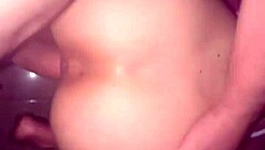 skinny latina brazilian works out then takes cum on ass