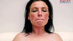 i watch inked brunette phoenix rae throat skills in amateur scene