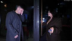 peachy alice chokes gags on huge cock sloppy fuck