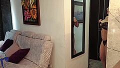 sexy latina milf roommate, finger your ass then cowgirl cum mouth?