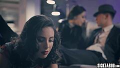 Big Cock Husband Pounds Submissive Wife Casey And Maid Whitney!