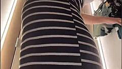 hey, wanna see me finger this tight teen pussy in changing room?