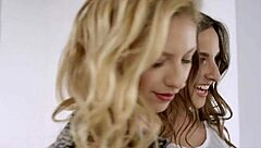 Lucky paparazzo dives into anal threesome with smoking models Amirah Adara Rebecca Volpetti