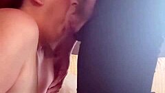 mtf asian redhead shemale throat fucked swallows cum good girl!