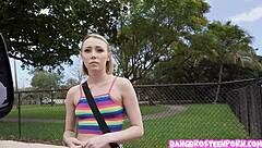 Insanely Cute Athena May Fucked Hard in Bus!