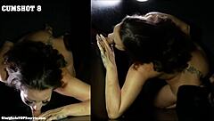 Mandy swallows 11 massive cum loads like a pro