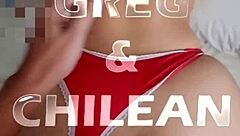 Filipina Wife Bent Over in Red Panties for Doggystyle Pounding