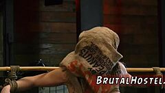 Chinese blonde big tits bondage slave debut