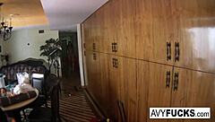 busty blondes avy and aurora snow devour pussy in home lesbian oral frenzy