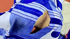 oops stepbro my blanket ripped now shove that cock in my tight latina ass ouch! 😩💦