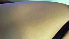 after deepthroating him sloppily my husband rams my tight latina ass while i moan loudly