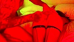 couple homemade anal doggie in fishnets