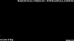 Angela White chokes on double cocks in hotel threesome with deepthroat facials unbound