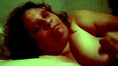 chubby stepmom sneaks horny blowjob for son's friend homemade