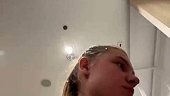 crazy blonde amateur fucks hard outdoors in public view