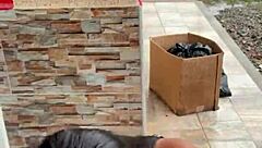 Escort SUCKS Huge COCK in PUBLIC For Cheap Cash