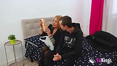 busty colombian vanesa feeds young rookie her deepthroat snack outdoors!