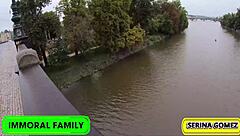 duck feeding flips to serina sucking swallowing dean's cream