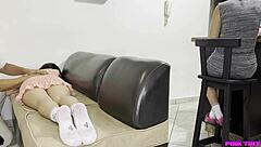 my hot indonesian stepsis loves my massage and stays still for more 😏🍑