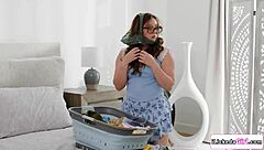 Hey teen, caught sniffing my milf panties? Lick my pussy now!