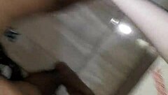 comi a novinha branquinha de quatro with my big black cock in her pink pussy