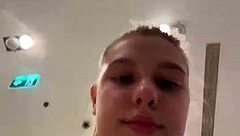 crazy blonde amateur fucks hard outdoors in public view