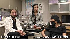 Doctor Tampa Forces Hitachi Orgasms on Jasmine Rose's Shaved Freshman Pussy