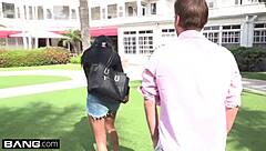 jasmine jae flashes pierced pussy tits beach public trio