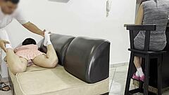 my hot indonesian stepsis loves my massage and stays still for more 😏🍑