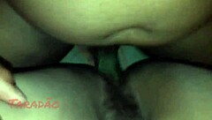 submissive fat latina ass worships cum!