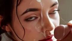 Blonde Asian Big Cock Cumshot Compilation Hits All Targets