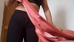 latina stepmom strips naked fingers juicy pussy before hot work fuck