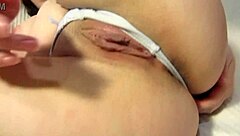 i watch plump pussy in panties cum hard solo