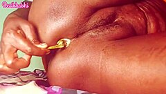 i love shoving that cucumber deep in my tight desi ass