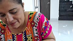 mature latina milf sucks cock with hungry indian passion