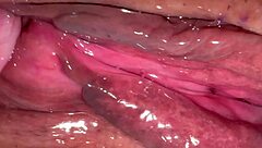 Amateur Shaved Pink Pussy Closeup 172 Days Post Virginity Loss