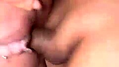 Sexy Brazilian milf creampied in new year fuck
