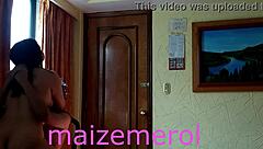 curvy latina rides fan's cock rough in cdmx hotel