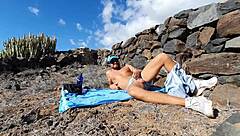 Leaked 18yo Brunette Yoya Grey Outdoor Vacation Sex Tape