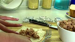 sexy blonde mommy rides cock in high heels passionately