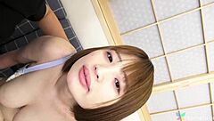 Yuika takigawa's trimmed pussy gets fucked hard on bed by ex